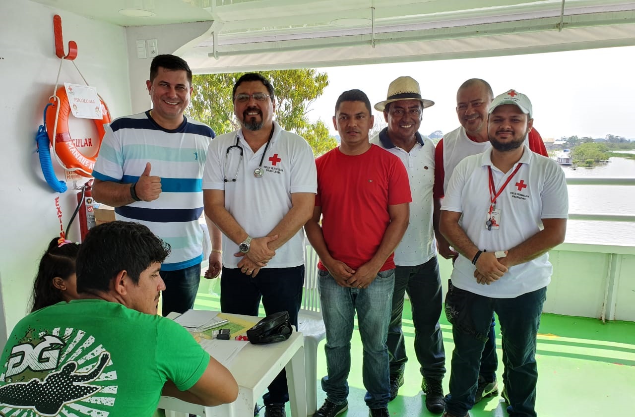 O município de Careiro da Várzea recebe Ação de Saúde da Cruz Vermelha Brasileira