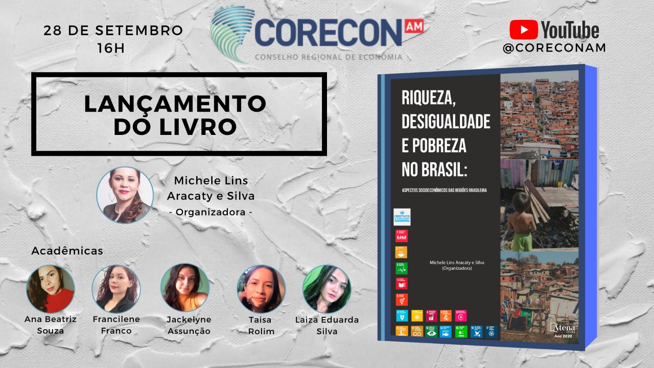 Pesquisadoras do AM lançam obra sobre Vulnerabilidades socioeconômicas das regiões brasileiras e da Região Metropolitana de Manaus