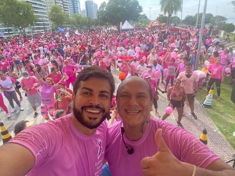 Prefeitura encerra programação do Outubro Rosa com ação na faixa liberada