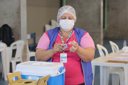 Prefeitura terá 52 pontos de vacinação contra a Covid-19 durante a semana e outros 170 para influenza e sarampo