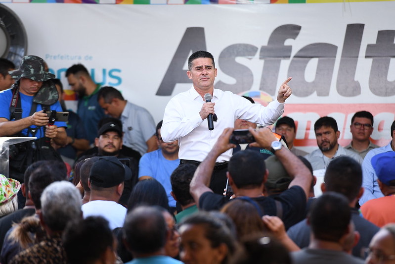 Programa ‘Asfalta Manaus’ chega ao bairro Compensa onde ação contemplará ruas secundárias