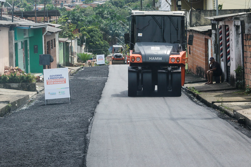 Prefeitura de Manaus intensifica os trabalhos de infraestrutura na zona Norte
