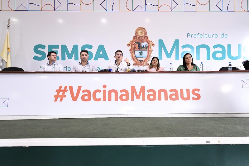 Prefeito David Almeida anuncia mega-ação para intensificar vacinação contra a Covid-19 em Manaus