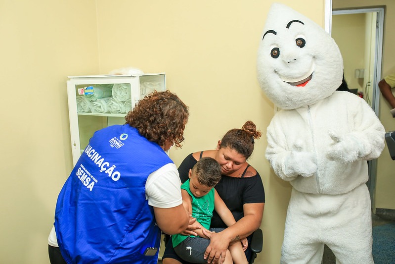 Prefeitura de Manaus começa a vacinar crianças a partir de 3 anos contra a Covid-19