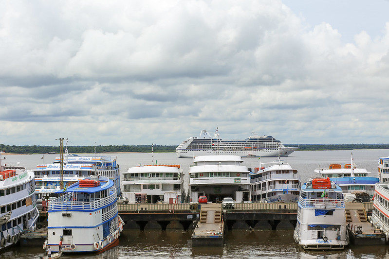 Navio com 1,2 mil turistas abre a ‘Temporada de Cruzeiros 2022/2023’ em Manaus