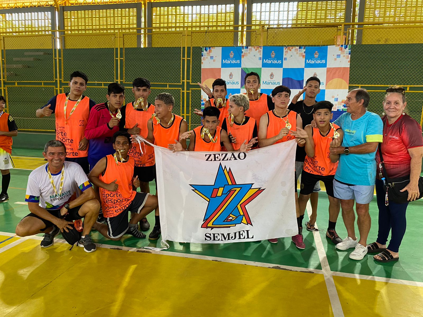 Festival de futsal encerra primeira edição dos Jogos dos Núcleos do ‘Manaus Esportiva’ da prefeitura