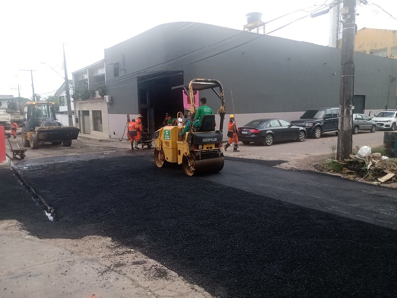 Bairro Alvorada recebe infraestrutura básica da Prefeitura de Manaus