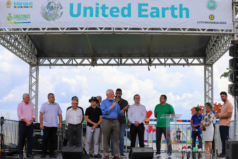 Escultura de cinco metros de diâmetro na Ponta Negra será símbolo do Prêmio United Earth em Manaus