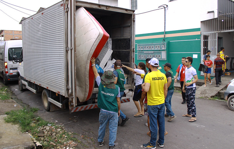 Prefeitura de Manaus abriga todas as famílias desalojadas do bairro Jorge Teixeira