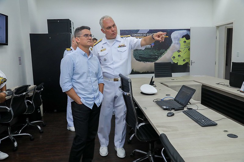 ‘Nosso Centro’ é apresentado à Marinha e ao Comando Naval pela Prefeitura de Manaus