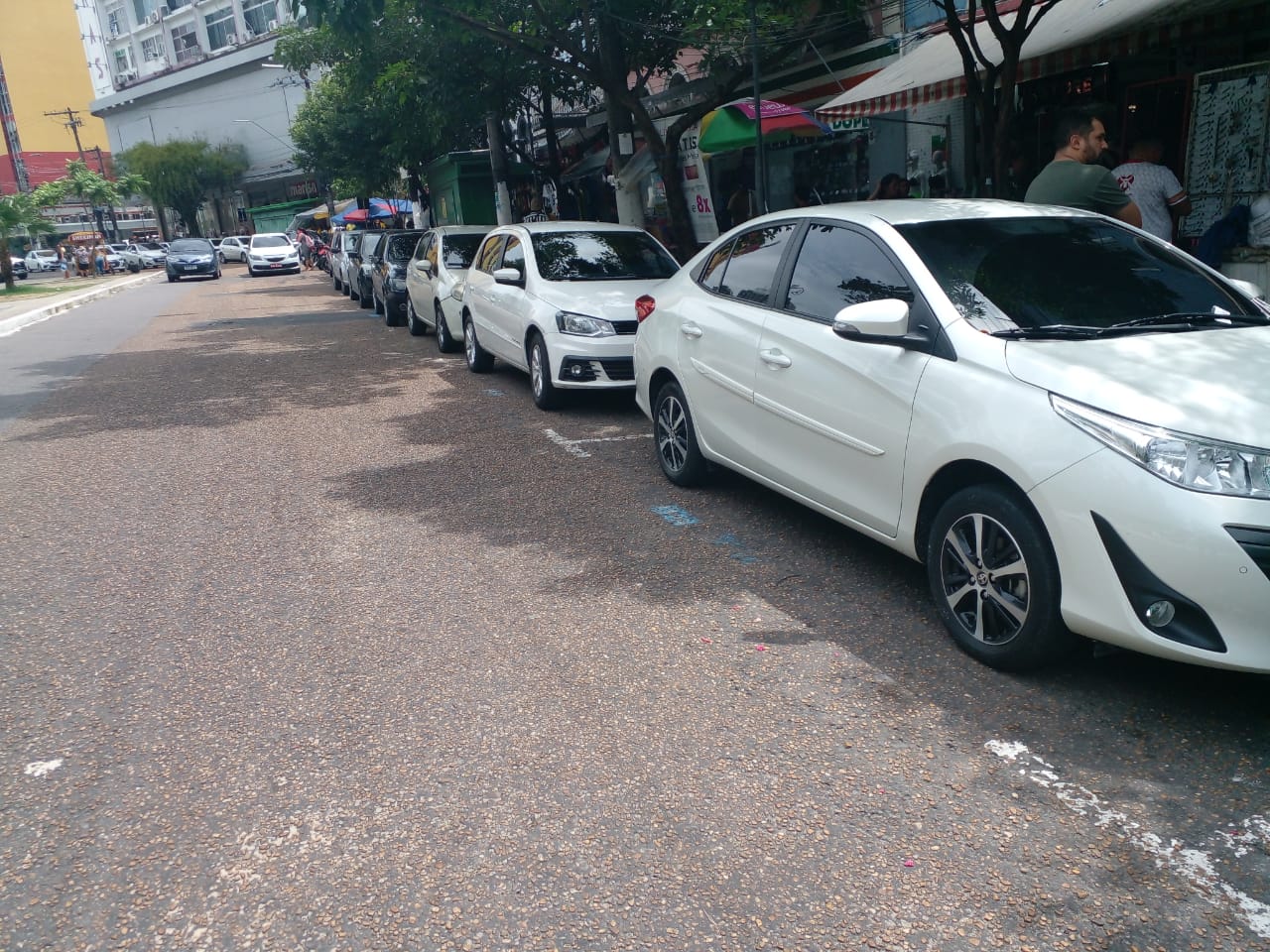 Ageman notifica consórcio Zona Azul por irregularidade na sinalização de vagas em diversas áreas do centro de Manaus