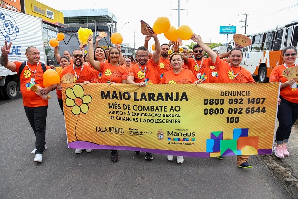 Prefeitura realiza caminhada de sensibilização em combate ao abuso e à exploração sexual infantojuvenil