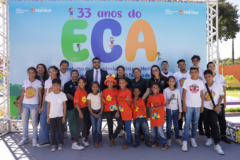 Prefeitura de Manaus fortalece assistência socioeducativa com evento alusivo aos 33 anos do ECA