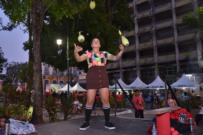 Artistas circenses e de teatro são contemplados na segunda seleção do #SouManaus 2023 da prefeitura