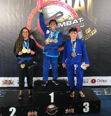 Atleta do ‘Manaus Olímpica’ é campeã mundial de Jiu-Jítsu no Espírito Santo