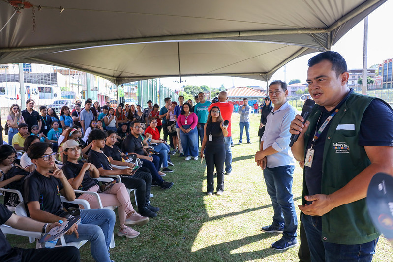 Campanha ecológica abre a Semana de Valorização dos Estagiários da Prefeitura de Manaus