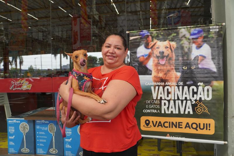 Campanha antirrábica da prefeitura segue com vacinação em UBSs e clínicas veterinárias parceiras